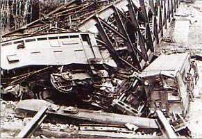 Accident de train en 1970