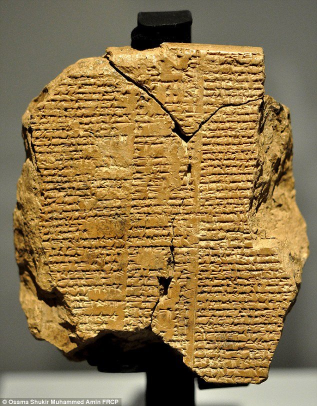 Tablette du nouveau chapitre de l’Épopée de Gilgamesh