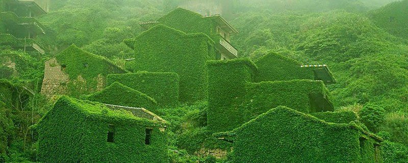 Le village abandonné de Shengshan en Chine