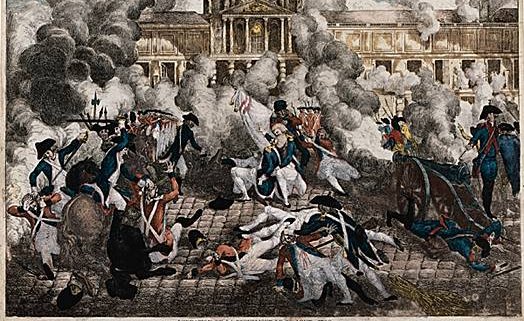 La prise des Tuileries le 10 août 1792