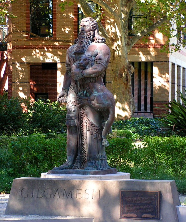 Statue de Gilgamesh à l'Université de Sydney (Australie)